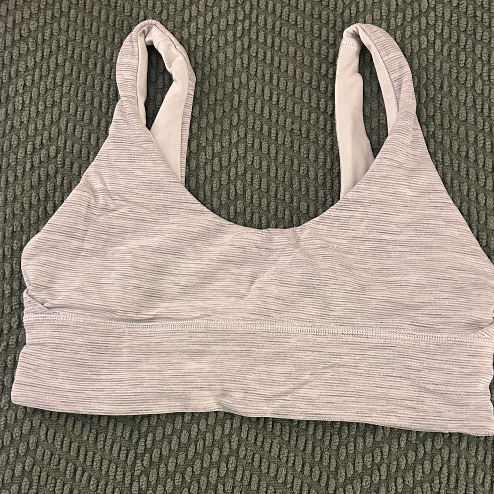 Lululemon Athletica Light Gray Sports Bra